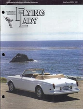 FLYING LADY 5-6 2003 Sebring Bentley; Rolls-Royce wood grain on metal &c