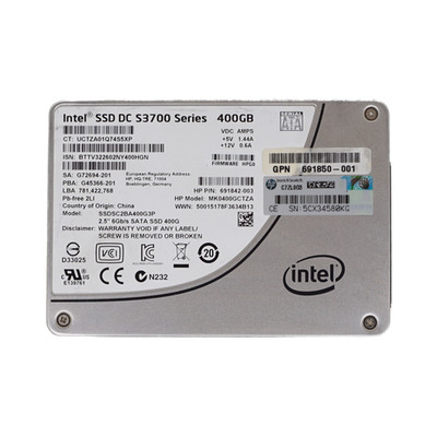 HPE DC S3700 400GB SATA3 Mixed Use SSD 691842-003