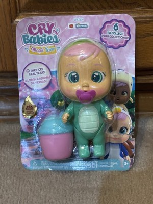 NEW, CRY BABIES MAGIC TEARS MINI 5'' DOLL, TURGUI THE TURTLE