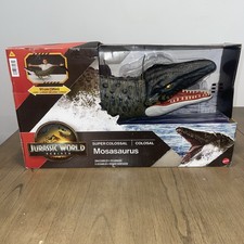 Jurassic World Rebirth Super Colossal Mosasaurus Action Figure, Dinosaur Toy