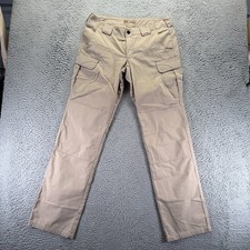 5.11 Tactical Pant Womens 14 Brown Cotton Cargo Straight Utility Workwear Travel