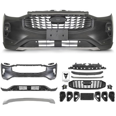 For 2023-2026 Ford Escape Front Bumper Cover Set Assembly W/Fog Light W/2 Sensor