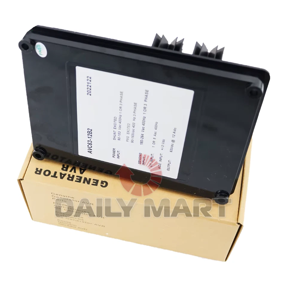 New In Box BASLER AVC63-12B2 Automatic Voltage Regulator - Image 3 of 4