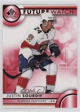 2023-24 SP Authentic Future Watch Red Limited Justin Sourdif #189 19r4