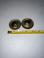 Vintage Brass Belly Dancing 2" Finger Cymbals Sills Sagats