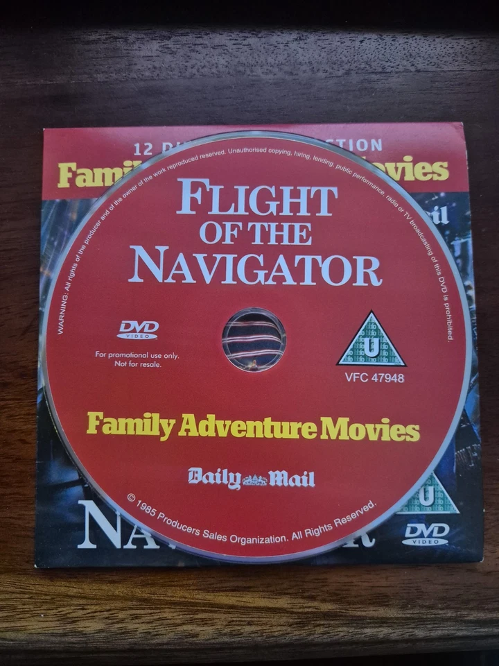Flight of the Navigator : Daily Mail promotional DVD . - Image 3 of 3