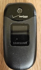 Untested Samsung SCH-U360 Gusto 2 Cell Flip Phone Gray Verizon Vintage
