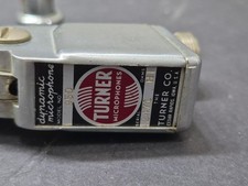 Vintage 1950's Turner Microphone Silver Model 95D Serial 2471