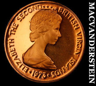 British Virgin Islands: 1973 One Cent Choice Gem Proof No Reserve #K8776