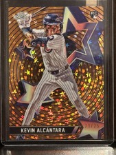 2025 Topps Chrome Cosmic KEVIN ALCANTARA #SF-74 Orange Starfractor RC /25 