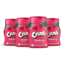 Crush, Strawberry, Liquid Water Enhancer – New, Better 6.48 Fl Oz (Pack of 4) 