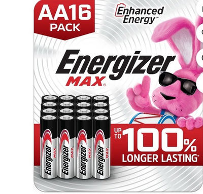 #ad 16 Energizer AA Max Alkaline Battery $12.69