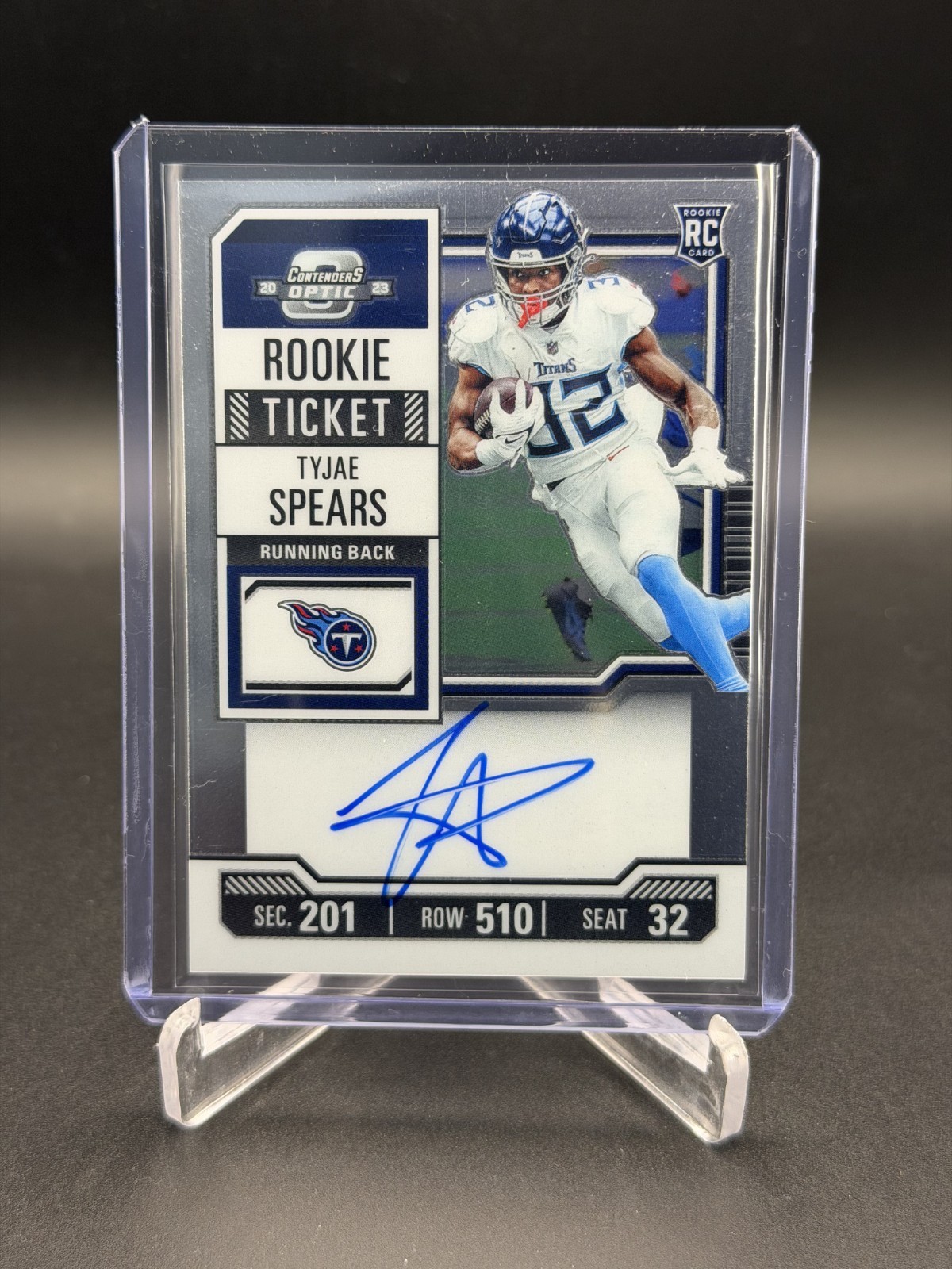 2023 Contenders Optic Tyjae Spears Rookie Ticket Auto RC #138