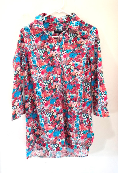 SPORTSCRAFT & LIBERTY COTTON SHIRT. SIZE 8
