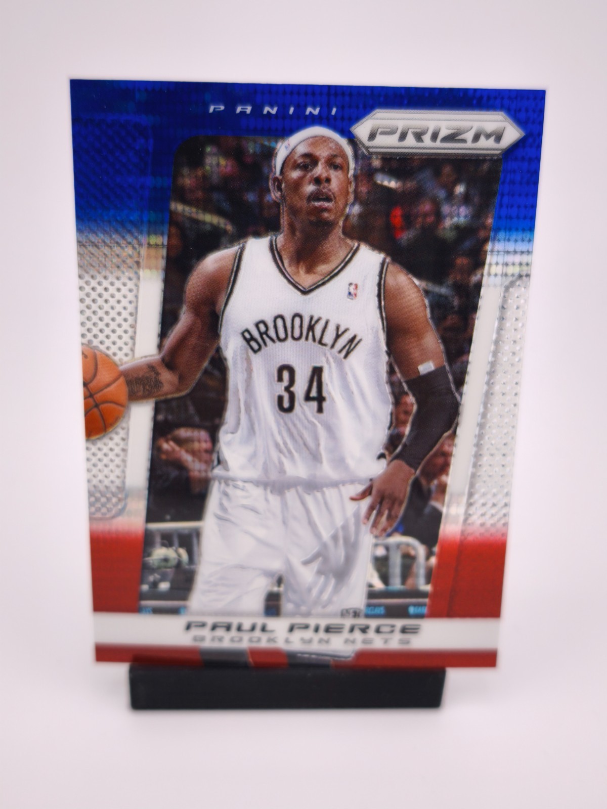 Paul Pierce RED WHITE & BLUE PULSAR PRIZM 2013-14 Panini Prizm NBA Brooklyn Nets
