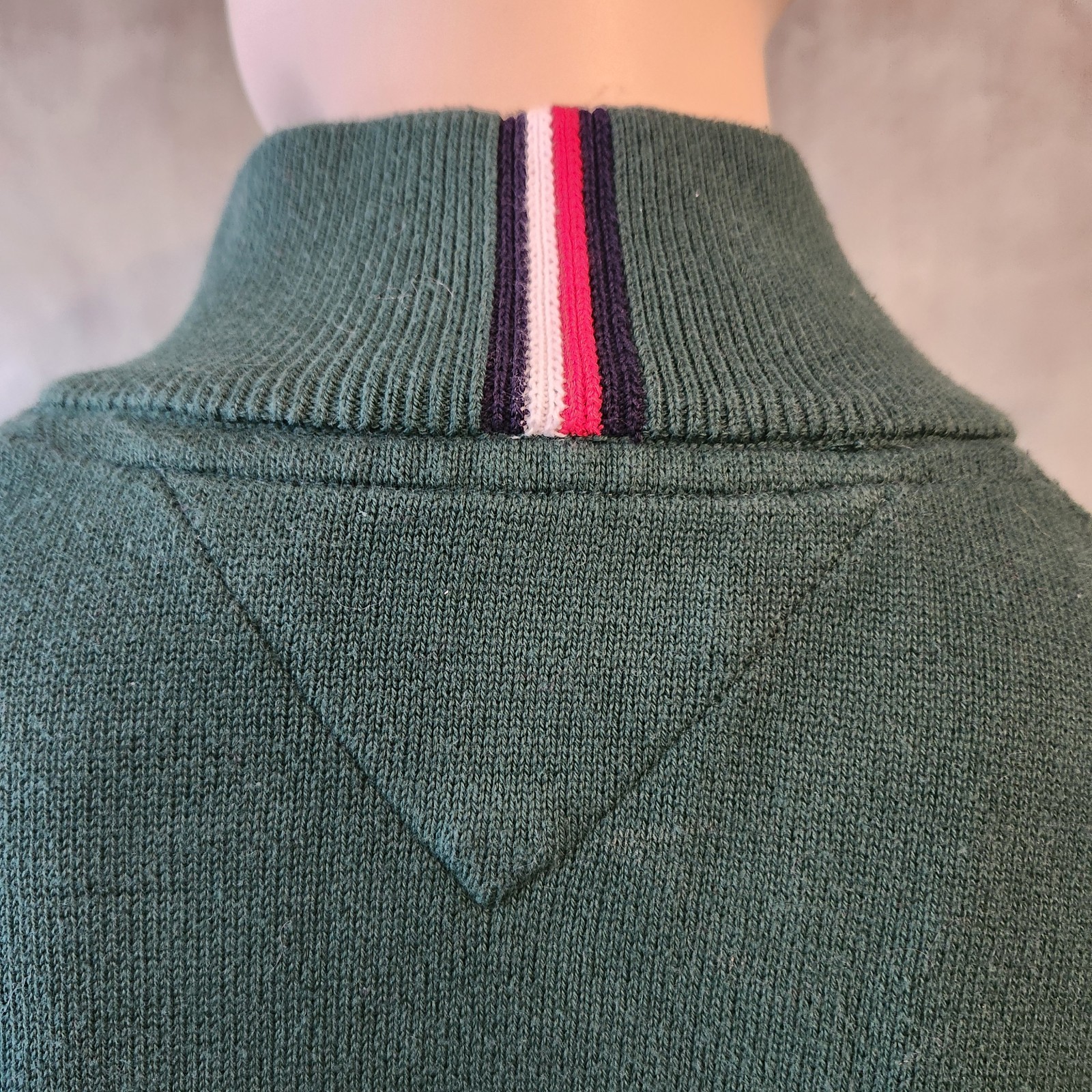 Tommy Hilfiger Men's Regular Fit Essential Solid Classic Quarter-Zip Sweater XXL image 5