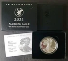 2021 S Proof $1 American Silver Eagle Dollar