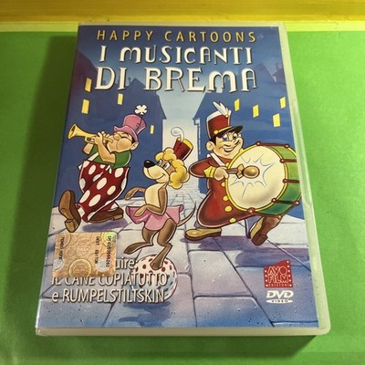 HAPPY CARTOONS DIE MUSIKER VON BREMEN - DVD ITALIENISCHER FILM SAMMLUNG