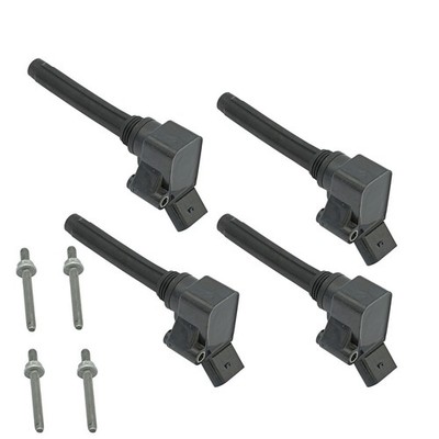 4x Zündspule+Schrauben für VW Audi 1.8 2.0 TFSI 06L905110C 06K905110K N91229201 
