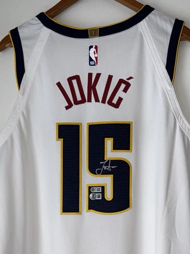 Nikola Jokic Signed Denver Nuggets Nike ADV NBA Authentic Auto Jersey USASM BAS