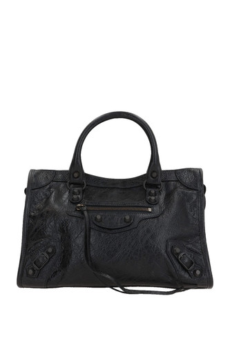 BALENCIAGA Le City Small Black Top Handle Bag New & Authentic