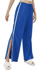 LOMON Women’s Tear Away Pants M Blue Full Zip Side Open Post Surgery New