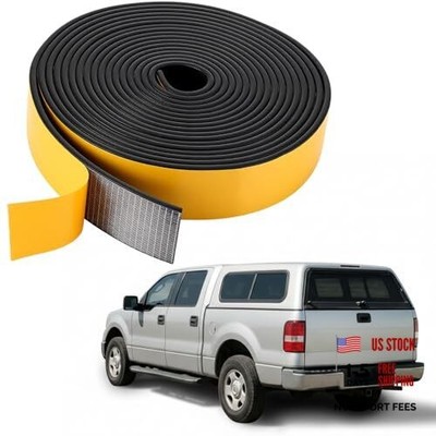 25 ft Truck Cap Seal for Truck Cap 200 Lbs or Less 2'' W x 0.2'' H x 25' L EPDM