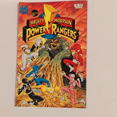 Hamilton Comics Mighty Morphin Power Rangers #4 (1994) Red Pink Yellow Blue Bla 