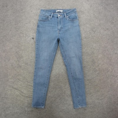Levis 721 High Rise Skinny Jeans Womens 29 Blue Medium Wash Stretch Denim Pants