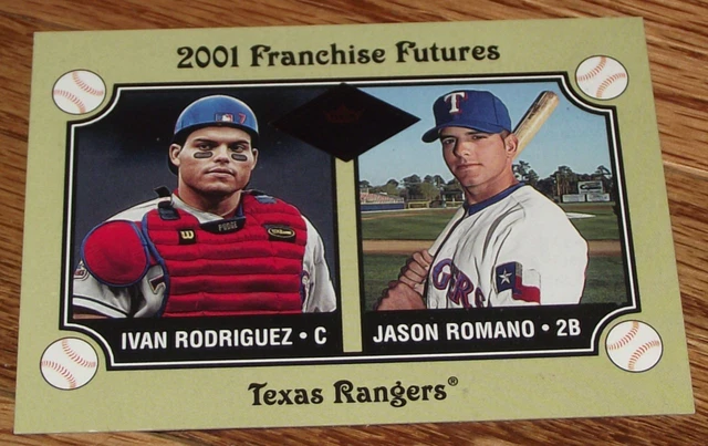 2001 Fleer Platinum Parallel #462 Ivan Rodriguez Jason Romano 198/201 *A6