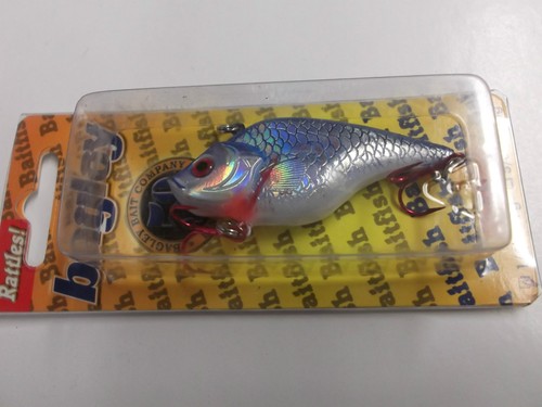Older Bagley Rattlin Baitfish,TOB14, 2.5",SBLH,Silver Blue Hologram - Picture 4 of 4