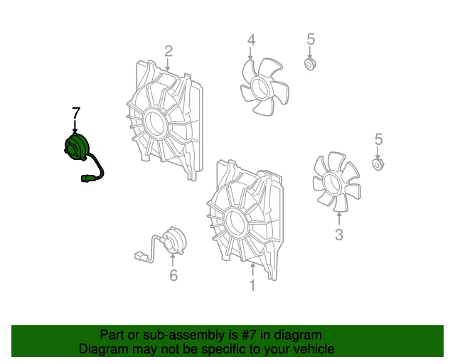 Nuevo motor ventilador radiador motor para Acura RDX 2008-2012 2,3 L 19030-RWC-A03 Foto 2 de 2