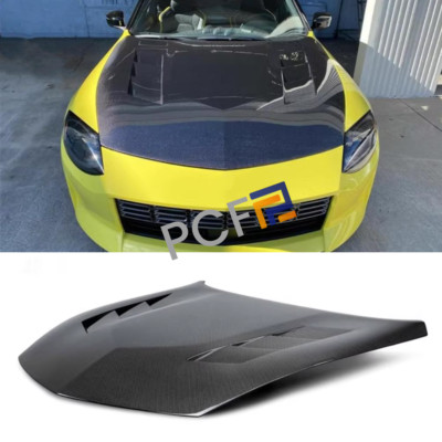 Fits 2023-25 Nissan 400Z RZ34 Fairlady Z Real Carbon Fiber Bonnet
