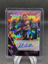2021 Prizm Draft Picks Zach Davidson Red Ice Prizm Rookie Auto RC #DPA-ZAD