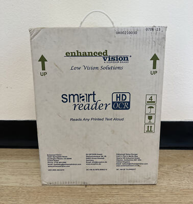 Enhanced Vision Smart Reader HD OCR Low Vision Portable Reader Scanner a-x
