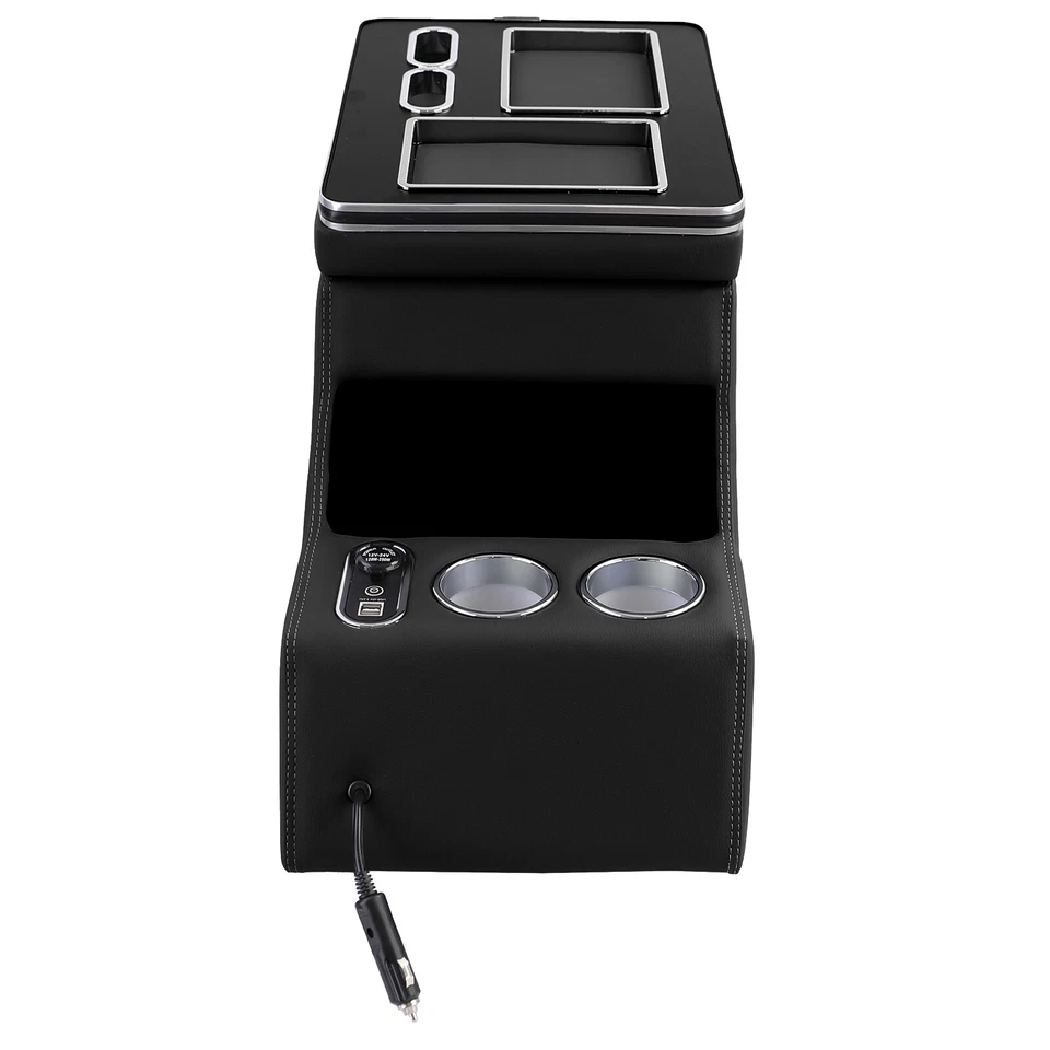 For Mercedes W447 / W639 Vito Viano Centre Console Armrest Storage BLACK - Image 4 of 4