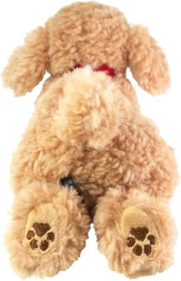 Sun Lemon Plush Doll Lap Dog Hiza Wanko Toy Poodle Beige S P-3042