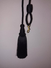 Decorative Bathroom Tassel Pull Cord Black  colour  light pull