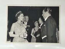 1958 Vintage Historic Photograph Duke Ellington Meets The Queen Jazz Suite