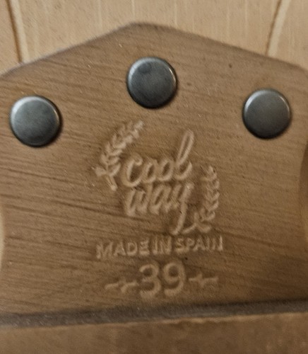 Coolway Marrón Encaje y Cuero Romántico Western Botín 39 EE. UU. 8 Hecho en España - Imagen 7 de 7