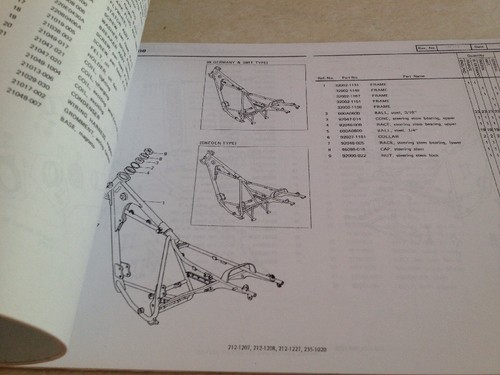 Kawasaki Parts list KE125 A7 KE 125 catalogue liste pièce détachée - Imagen 8 de 11