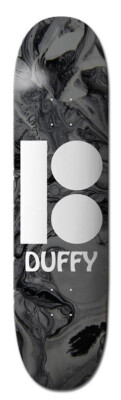 Plan B Skateboards Deck - PLAN B BLACK ICE Duffy Wavy 8.25'' Skate Board Deck