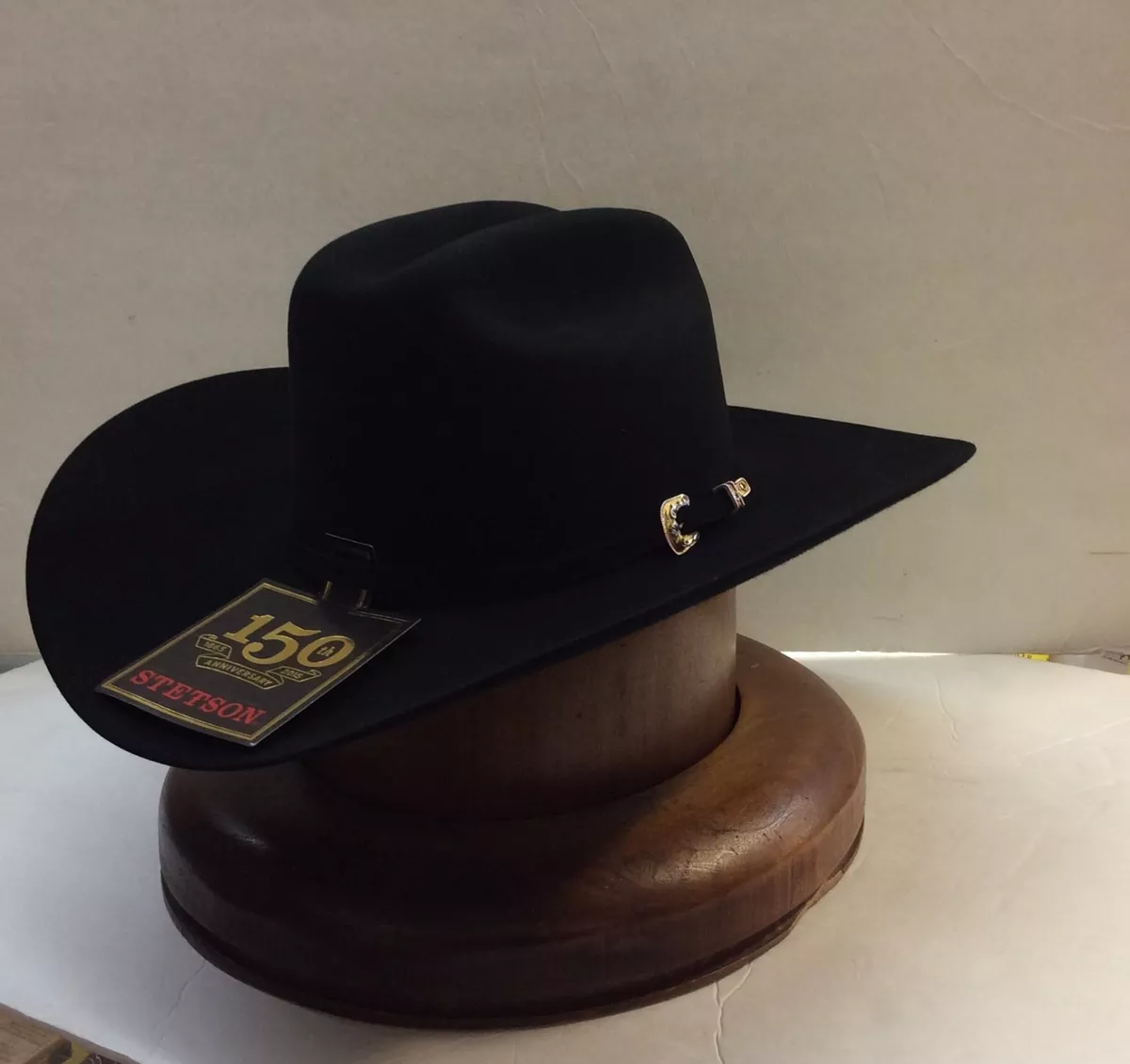 Stetson® 200X La Corona Black Felt Hat With Free Stetson Hat Case + Brush