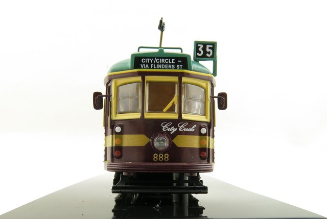 COOEE Static W6 Class Diecast Melbourne Tram City Circle Line 1027 #08 ...