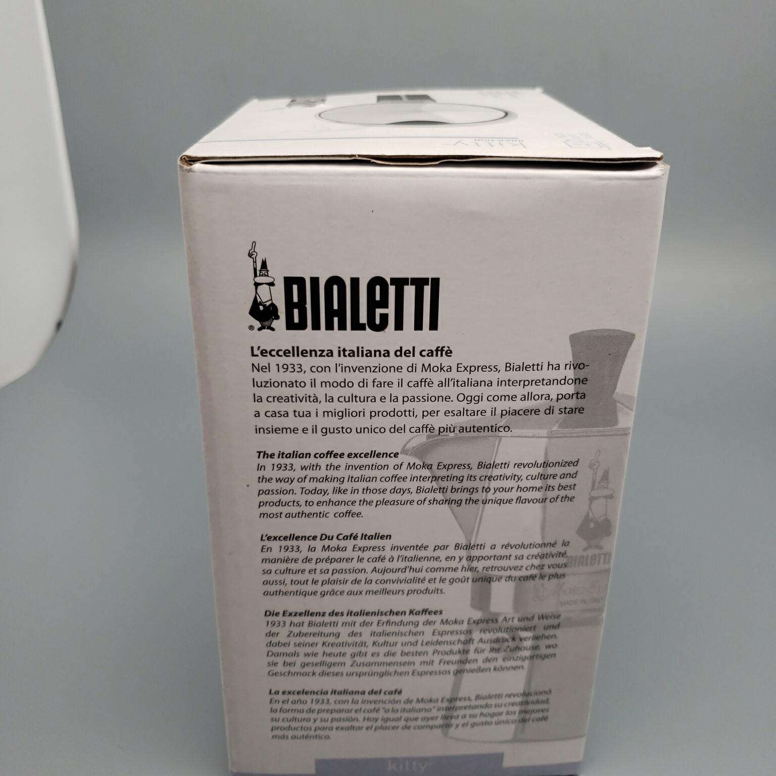 Bialetti 06661 Kitty Espresso Coffee Maker Stainless Steel 6 Cup for