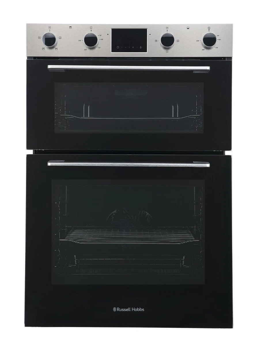 Russell Hobbs Double Oven Stainless Steel 92L Built Under Electric RH72DEO1002SS