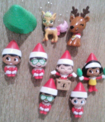 8 Elf On The Shelf Elf Pets Minis  + cat. elfs reindeer tree