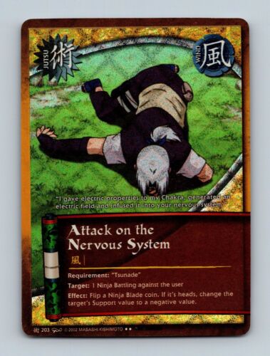 Naruto CCG - DIAMENT - Atak na układ nerwowy 203 - FOLIA RZADKA Dream Legacy - Zdjęcie 1 z 2