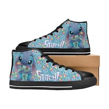 Custom Stitch High Tops Sneaker Canvas Women Shoes