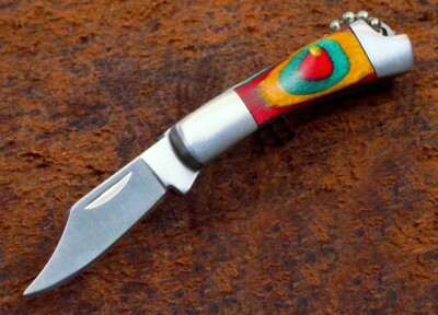Traditional 2.5'' Pocket Folding Small Mini Keychain Stainless Steel Knife